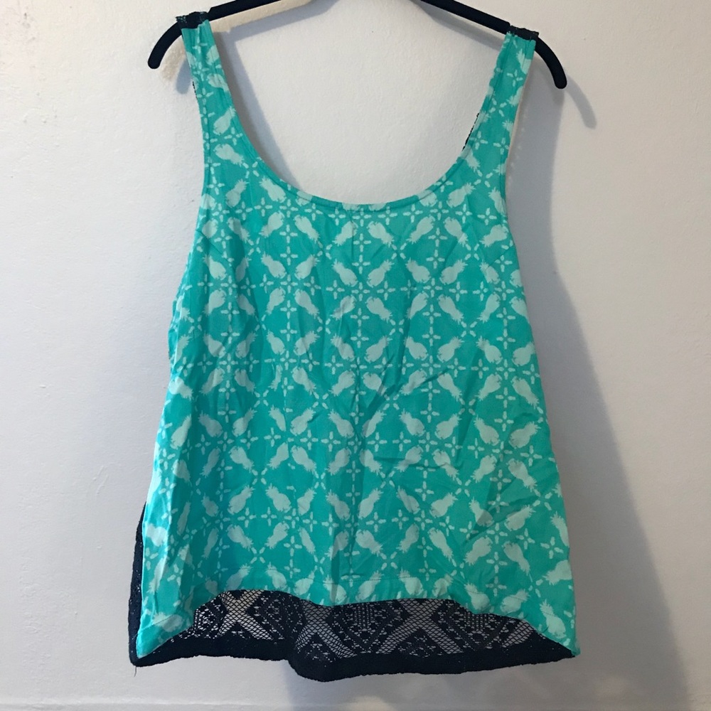 Hurley Pineapple and Lace Tank